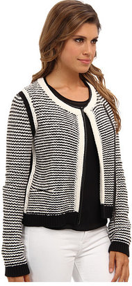 Rebecca Taylor L/S B&W Knit Jacket