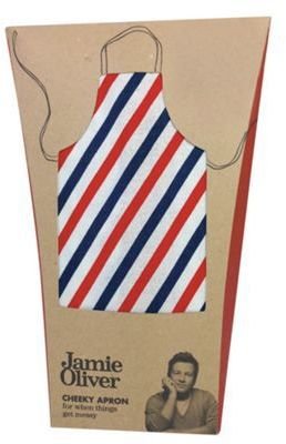 Jamie Oliver blue 'textiles' striped apron