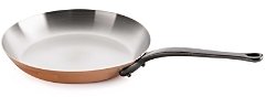 Mauviel 8.6 Frying Pan with Cast Iron Handle