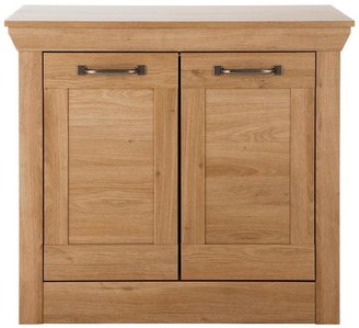 Consort Furniture Limited New Brooklyn Ready Assembled Compact 2-Door Sideboard
