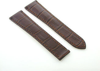 Tag Heuer Leather Band Strap For Deployment 18/22 Monaco Brown #6a