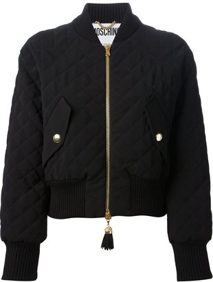 Moschino quilted bomber jacket