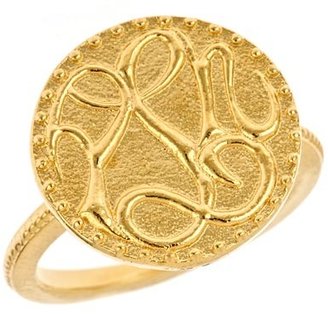 Sophia & Chloe Gold Peace Love and Happiness Ring