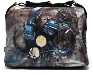 Paul Smith Black Headphones Flight Bag