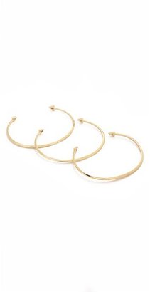 House Of Harlow Reflector Stack Cuff Bracelet Set