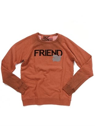Freecity Friend Helping Hand Raglan Pullover Sweatshirt