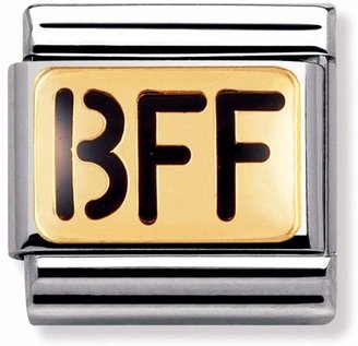 Nomination 18ct Gold and Enamel BFF Classic Charm 030232/01