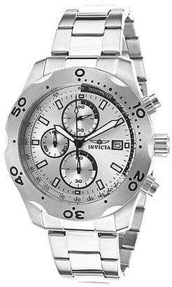 Invicta Men's Specialty Chronograph Stainless Steel Silver-Tone Dial