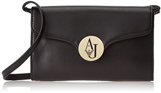 Armani Jeans V4 Tracolla with Shiny Eco Leather Cross Body