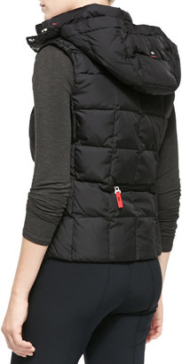 Bogner Cali Puffer Vest W/ Removable Hood, Black