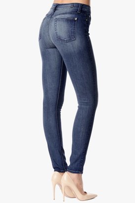 7 For All Mankind Mid Rise Skinny In Lerouche Authentic Blue