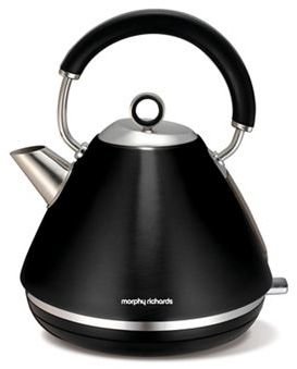 Morphy Richards Black 'Accents' traditional kettle 102002