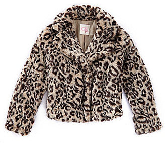 GB Girls 4-6X Faux-Fur Crop Jacket