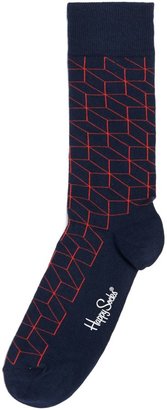 Happy Socks Men's Optic sock