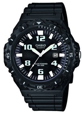 Casio Men's black white marker watch