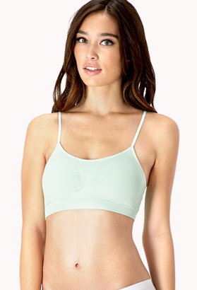 Forever 21 Ruched Front Layering Bra