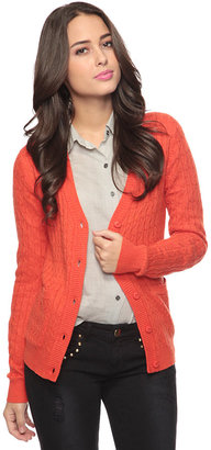Forever 21 Cable Knit Cardigan