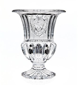 Godinger Crystal Lion's Head Votive/ Bud Vase by Shannon