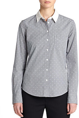 Band Of Outsiders Dot Button-Down Shirt