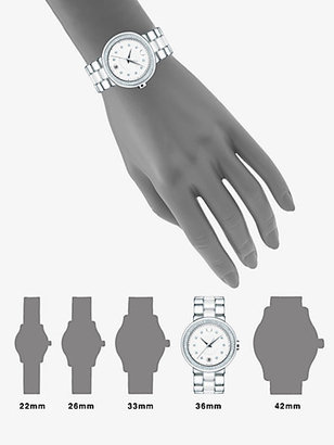 Movado Cerena Diamond, Stainless Steel & Ceramic Bracelet Watch