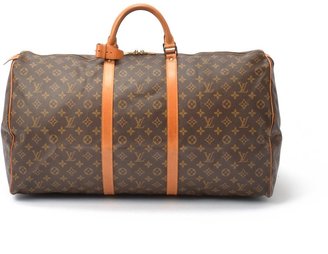 Louis Vuitton Pre-Owned: brown monogram canvas 'Keepall 60' bag