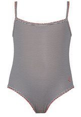 Petit Bateau Baby girl’s milleraies striped one-piece swimsuit