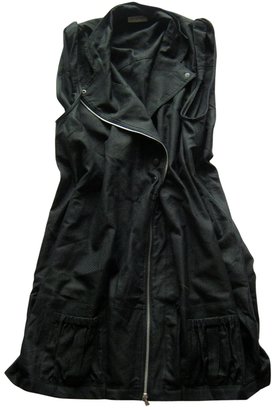 Dries Van Noten New  Black Silk Mix Oversized Dress