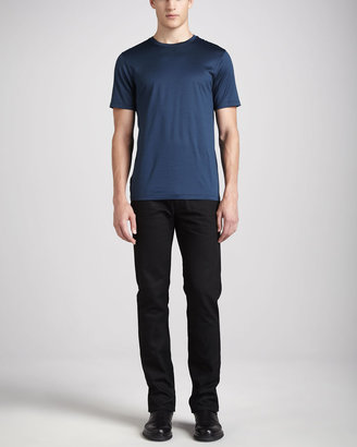 Lanvin Slim-Fit Denim Jeans, Black