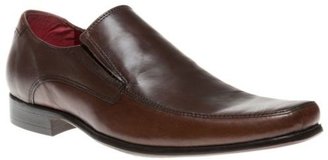 Red Tape New Mens Brown Kelty Leather Shoes Dress Slip On