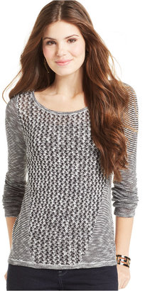 Amy Byer BCX Juniors' Paneled Sweater