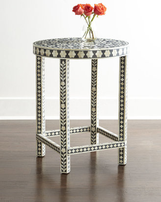 Horchow Mia Inlay Accent Table
