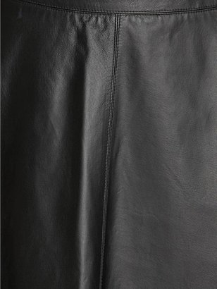 Definitions Leather Full Circle Skirt