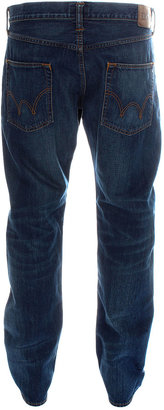 Edwin ED-55 Mid Wash Relaxed Tapered Fit Jeans