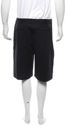 Alexander Wang T by Leather Trimmed Shorts