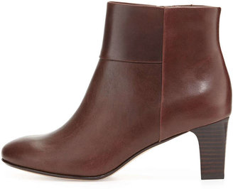 Taryn Rose Disa Leather Ankle Bootie, Alice Brown