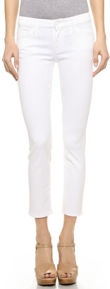 Mother Cropped Looker Skinny Jeans