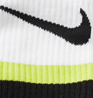 Nike Swoosh-Print Cotton-Blend Socks