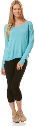 C&C California Long sleeve sweater with back placket