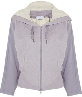 adidas by Stella McCartney Essentials cotton-blend jersey hooded top