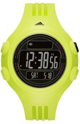 adidas Mens Questra Matte Lime Digital Chronograph Watch