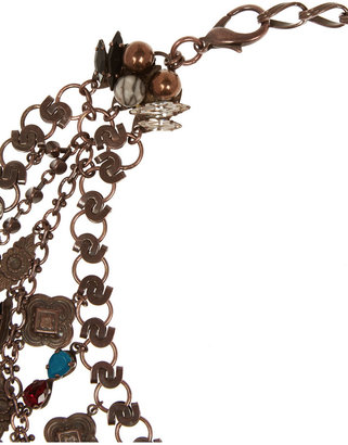 Swarovski VICKISARGE Bronze-plated crystal necklace