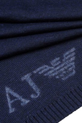 Armani Jeans Scarf In Wool Blend