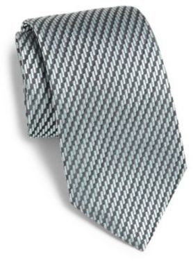Giorgio Armani Broken Stripe Silk Tie