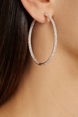 Anita Ko 18-karat rose gold diamond hoop earrings