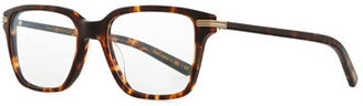 Oliver Peoples Men's Stone Rectangle Fashion Glasses, Matte Sable Tortoise