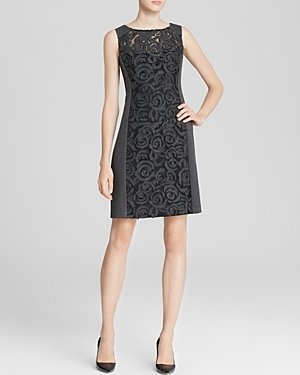 Nanette Lepore Dress - Diary Floral Embroidered Ponte