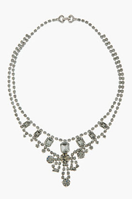 Tom Binns Black Diamond Crystal Madame Dumont Necklace