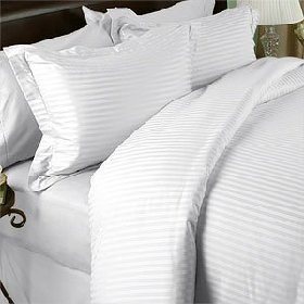 Full Size 1200 Thread Count Solid White 100 % Egyptian Cotton 1200 TC Bed Sheet Set 1200TC (Deep Pocket)