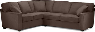 JCPenney Fabric Possibilities Track-Arm 2-pc. Right-Arm Sleeper Sofa Sectional