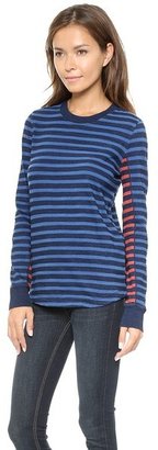 Marc by Marc Jacobs Tomiko Indigo Long Sleeve Tee